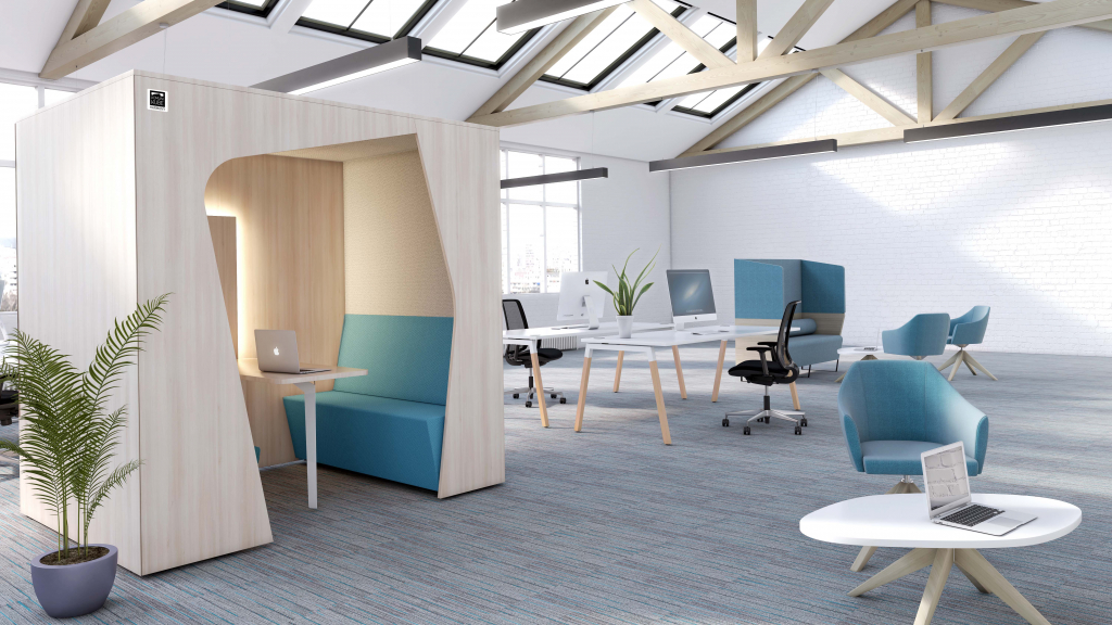 IPB Office Solutions - working pods meeting pods