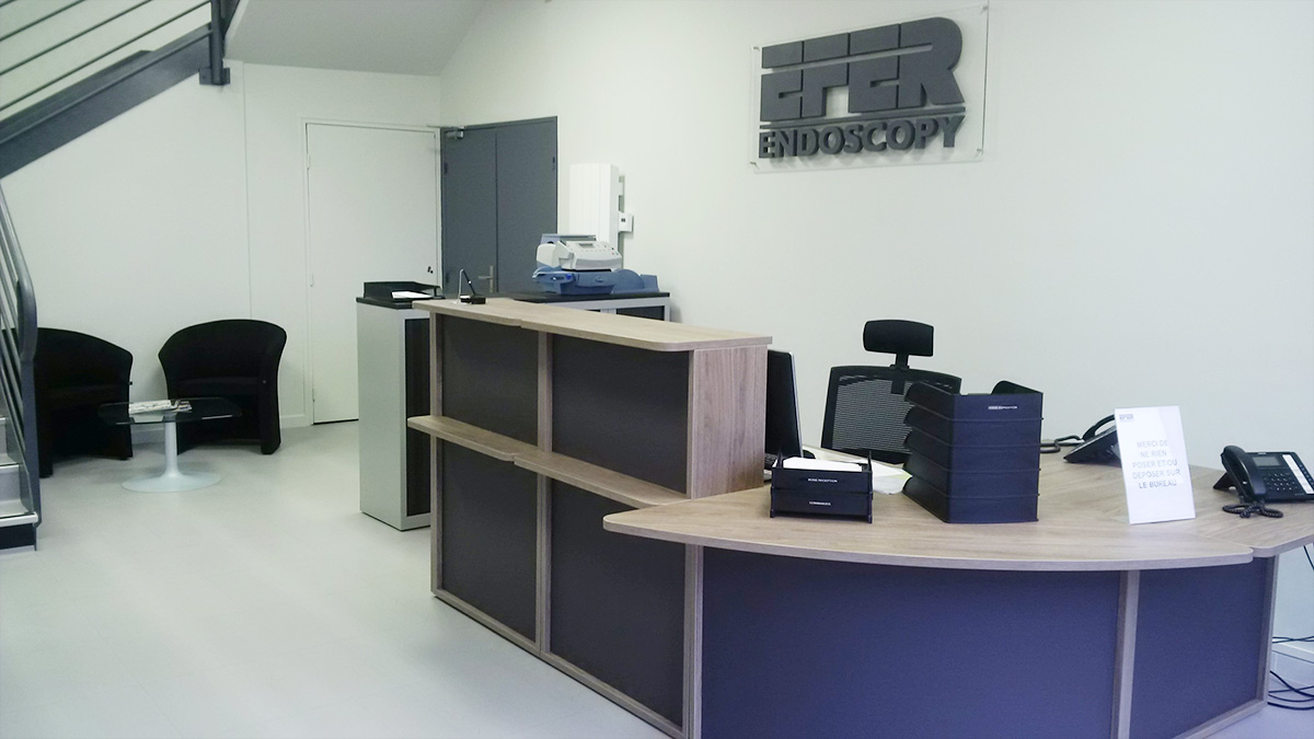Espace d'accueil Efer Endoscopy IPB Office Solutions
